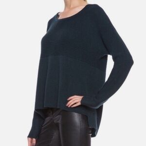 Helmut Lang Wool Angora Blend Ribbed Knit Pullover Sweater Relaxed Fit Medium